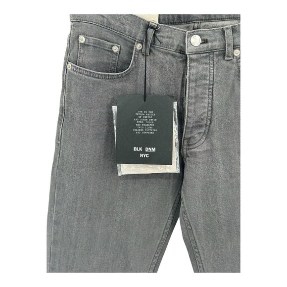 BLK DNM NYC Womens Button Fly Straight Jeans 26x30 Size 2 Gray Denim NEW - Picture 7 of 10